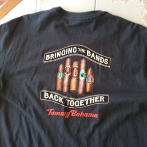 Lot of 4 cigar themed graphic men t shirts XL Tommy  Bahama lot of 3 + 1 other